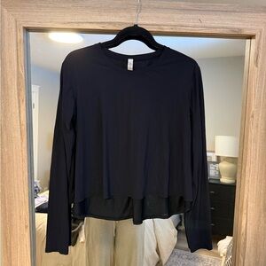 lululemon athletica Black Long Sleeve Top
